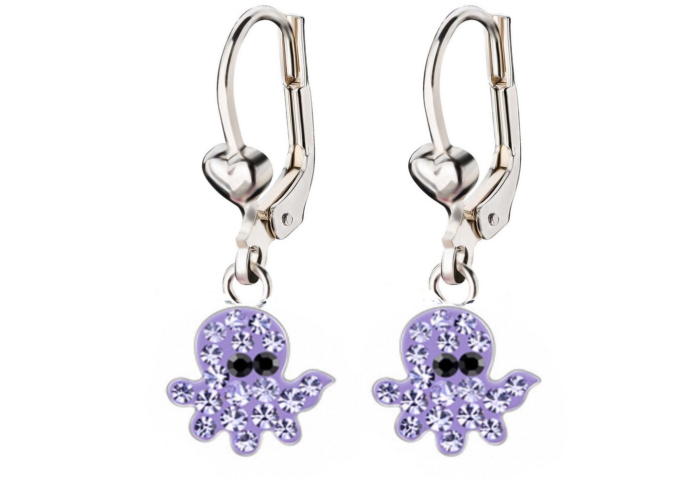 schmuck23 Paar Ohrhänger Kinder Ohrringe Qualle 925 Silber, Kinderschmuck von schmuck23