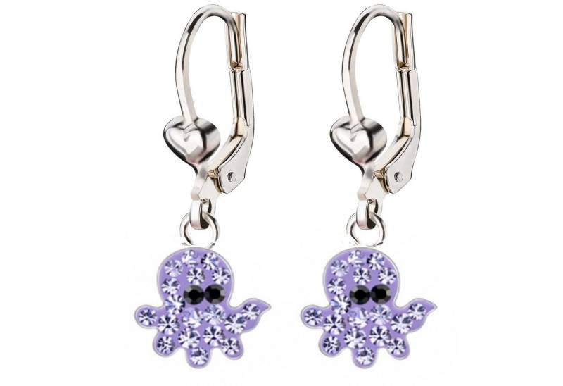 schmuck23 Paar Ohrhänger Kinder Ohrringe Qualle 925 Silber, Kinderschmuck von schmuck23