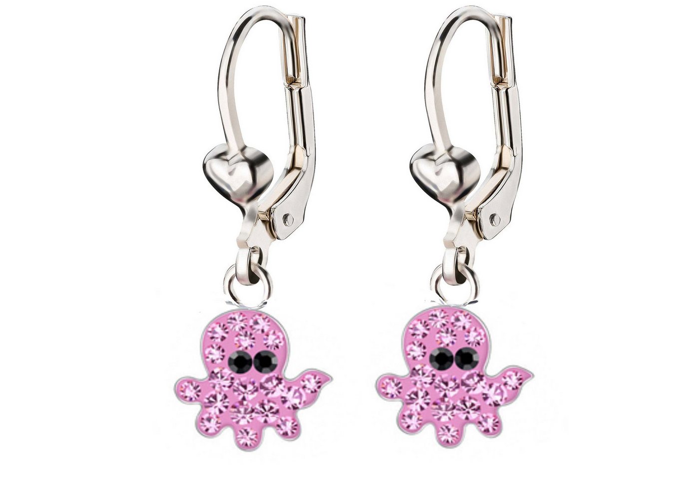schmuck23 Paar Ohrhänger Kinder Ohrringe Qualle 925 Silber, Kinderschmuck von schmuck23