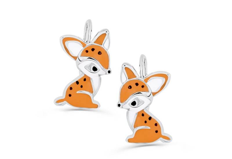 schmuck23 Paar Ohrhänger Kinder Ohrringe Reh Bambi 925 Silber Mädchen, Mädchen Kinderschmuck echte Silberohrringe von schmuck23
