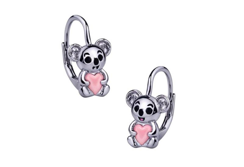 schmuck23 Paar Ohrhänger Kinderohrringe Koala Bär Herz 925 Silber von schmuck23