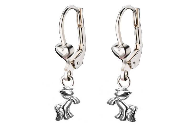 schmuck23 Paar Ohrhänger Kinderohrringe Pferd Pony 925 Silber, Reiten Ohrringe Schmuck Mädchen von schmuck23
