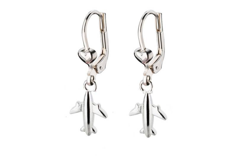 schmuck23 Paar Ohrhänger Ohrringe Flugzeug 925 Silber von schmuck23