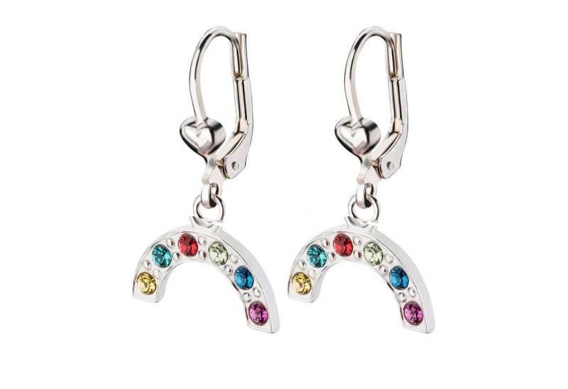 schmuck23 Paar Ohrhänger Ohrringe Regenbogen 925 Silber, Damen Kinder Mädchen Schmuck von schmuck23