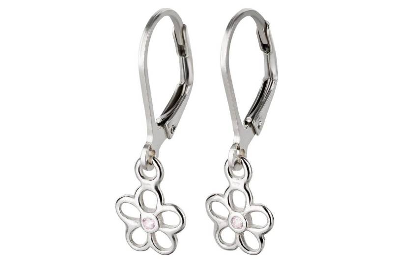 schmuck23 Paar Ohrhänger Ohrringe kleine Blume 925 Silber von schmuck23