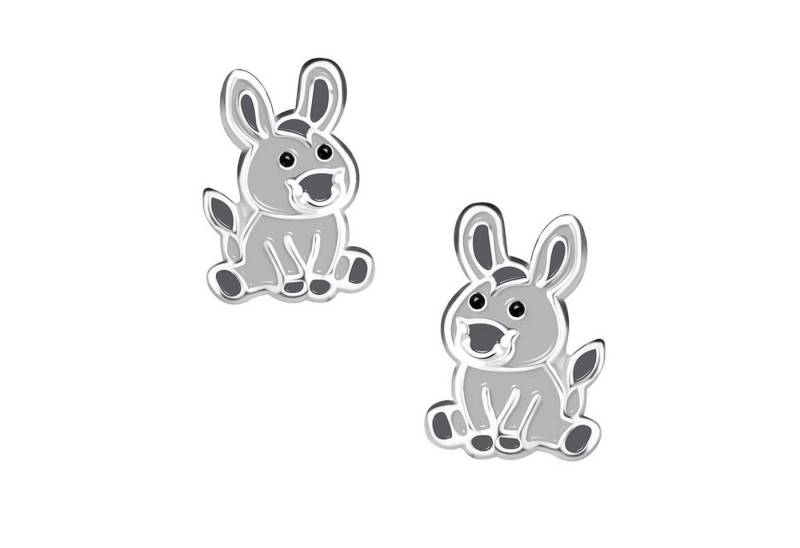 schmuck23 Paar Ohrstecker Kinder Ohrringe Esel Pferd 925 Silber Mädchen Ohrstecker, Mädchen Kinderschmuck echte Silberohrringe von schmuck23