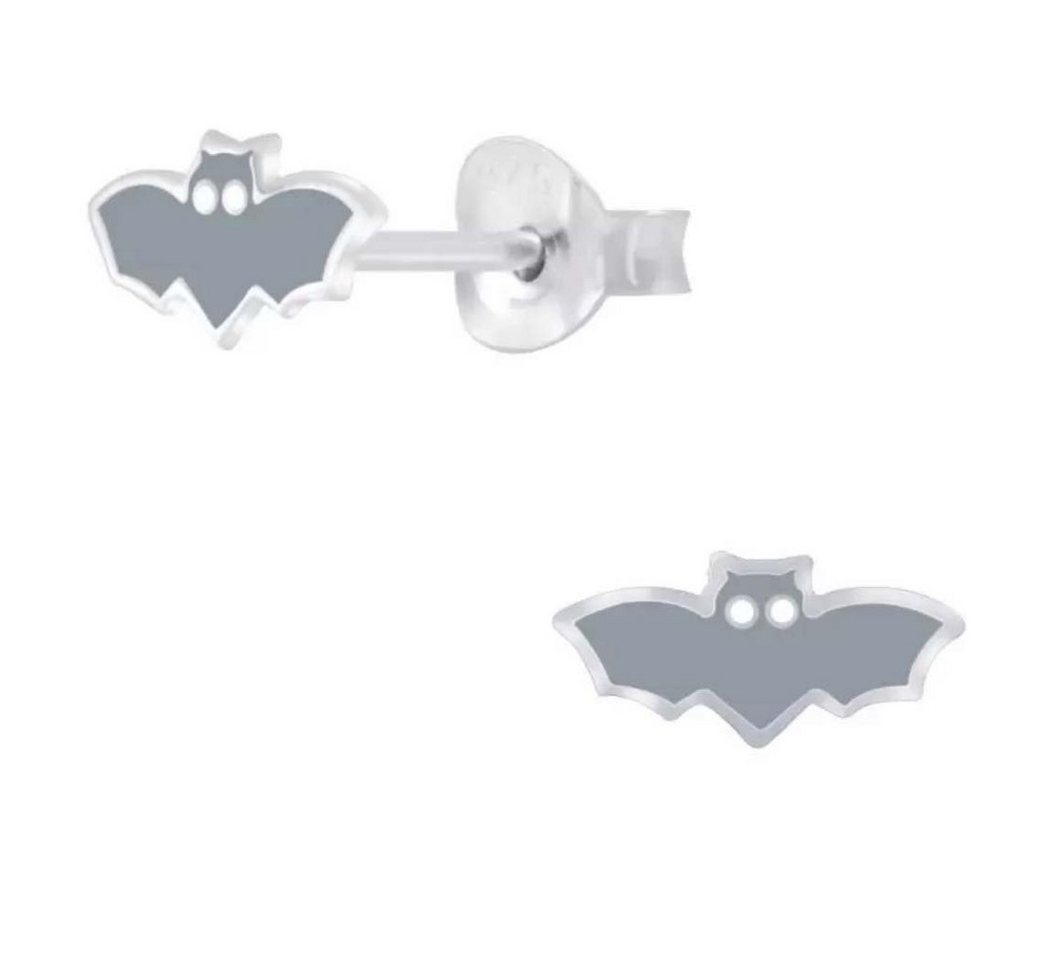 schmuck23 Paar Ohrstecker Kinder Ohrringe Fledermaus 925 Silber, Kinderschmuck Mädchen Geschenk echte Silberohrringe von schmuck23