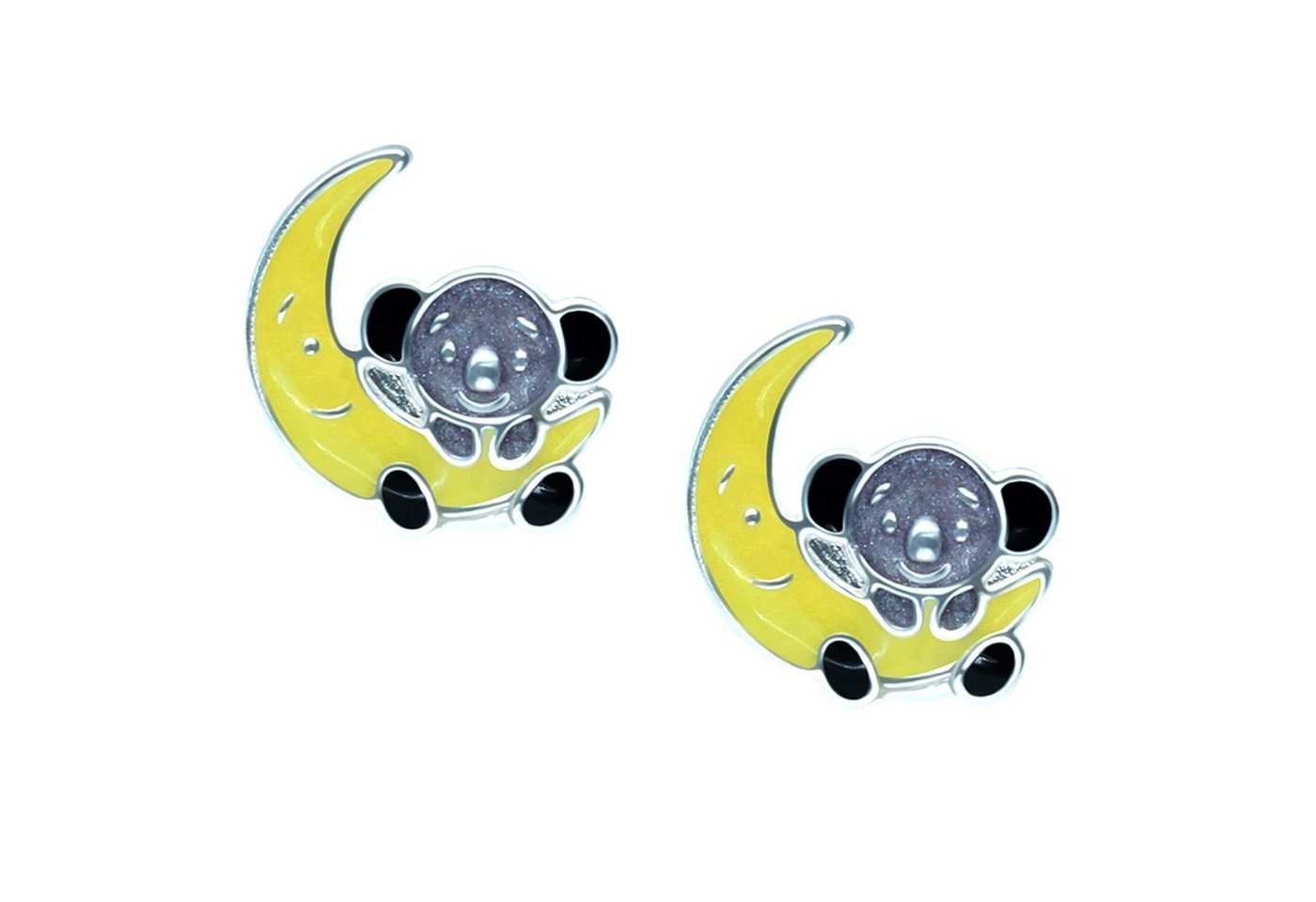 schmuck23 Paar Ohrstecker Kinder Ohrringe Koala Bär 925 Silber, Kinderschmuck Mädchen Geschenk echte Silberohrringe von schmuck23