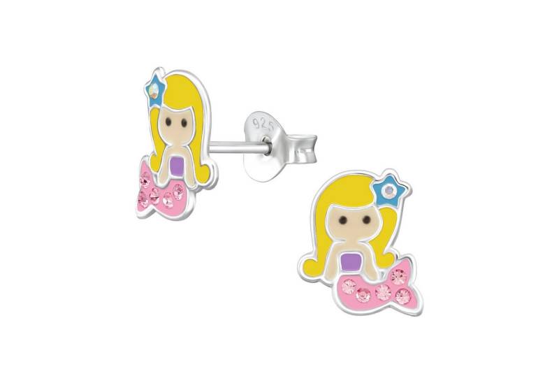 schmuck23 Ohrstecker-Set, Mädchen Kinderschmuck 2 x Silikonverschluß inclusive von schmuck23