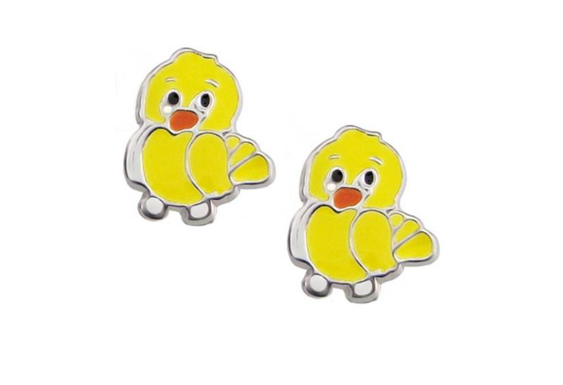 schmuck23 Paar Ohrstecker Kinder Ohrringe Vogel 925 Silber, Kinderschmuck Mädchen Geschenk echte Silberohrringe von schmuck23