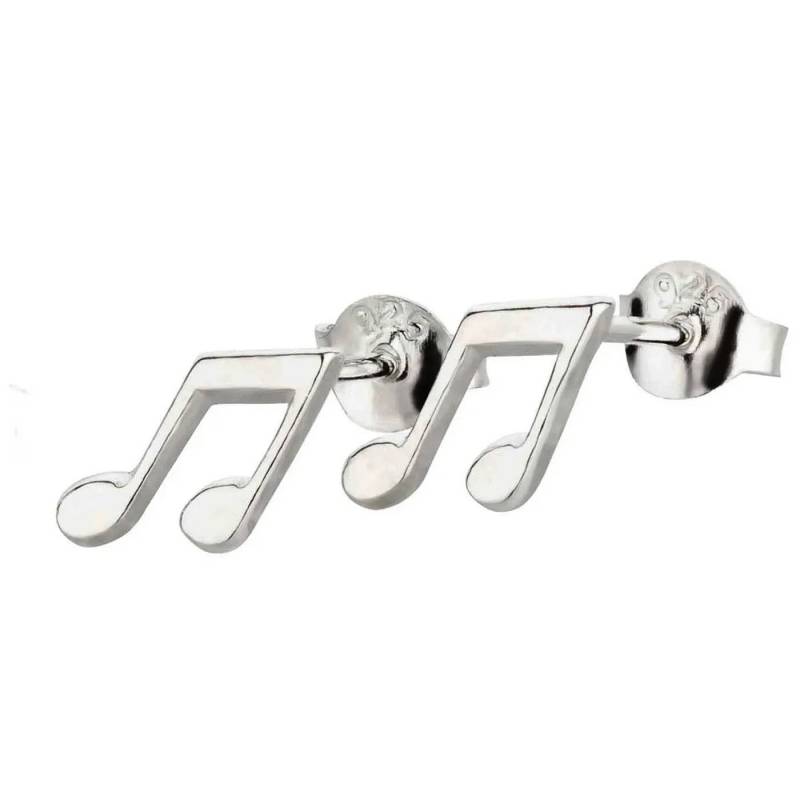 schmuck23 Paar Ohrstecker Ohrringe Musiknote 925 Silber von schmuck23