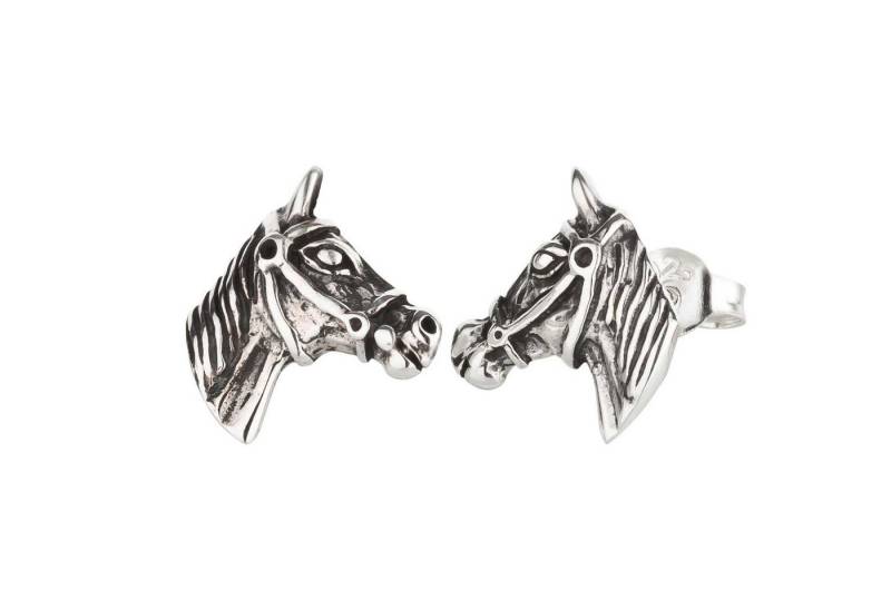 schmuck23 Paar Ohrstecker Ohrringe Pferd 925 Silber Damen Kinder Mädchenohrringe, Kinderschmuck Mädchen Geschenk echte Silberohrringe von schmuck23