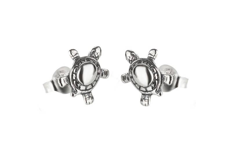 schmuck23 Paar Ohrstecker Ohrringe Schildkröte 925 Silber Damen Mädchen Kinderohrringe, Kinderschmuck Mädchen Geschenk echte Silberohrringe von schmuck23