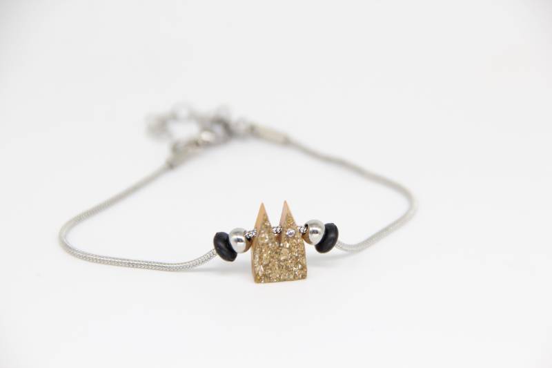 Kölner Dom Armband Gold Edelstahl Köln Schmuck von schmuckauskoeln