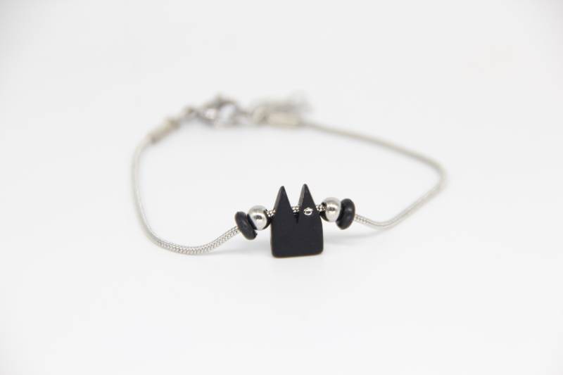 Kölner Dom Armband Schwarz Edelstahl Köln Schmuck von schmuckauskoeln