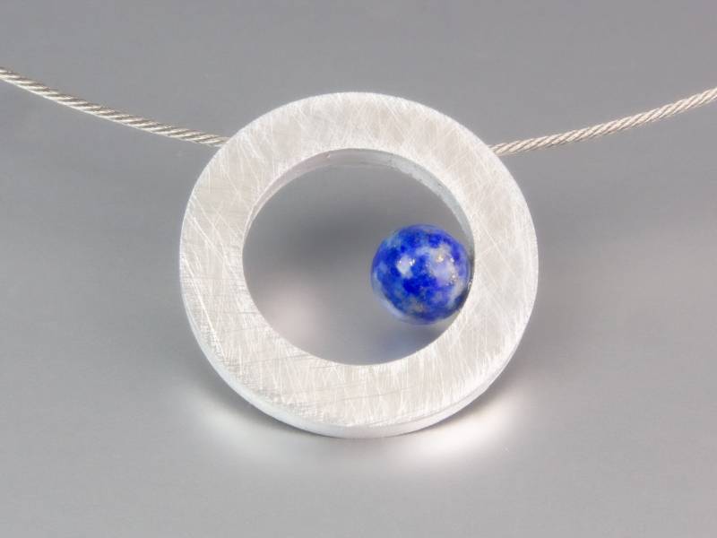 Lapislazuli Anhänger, Kette Mit Lapislazuli, Halsreif Perle, Zierliche Kette, Collier Art.nr Sf-Aprl-25 Lapislazuli Anhänger, Kette Mit Lapislazuli, Halsreif Perle, Zierliche Kette, Collier Art.nr Sf-Aprl-25 von schmuckefarben
