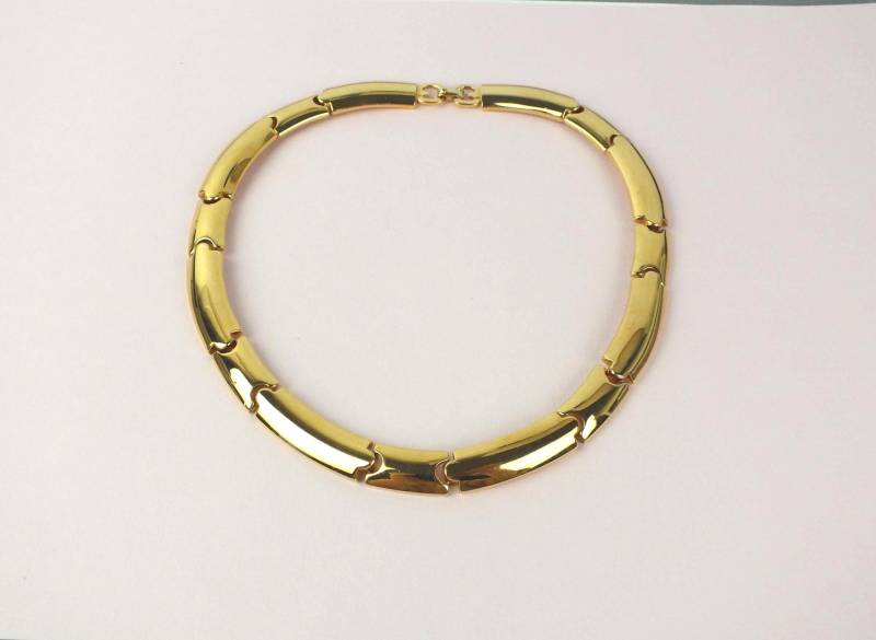 Vintage Grosse' | Für Dior Damen Collier Vergoldetes Metall - Marken Modeschmuck Halskette von schmuckesBerlin