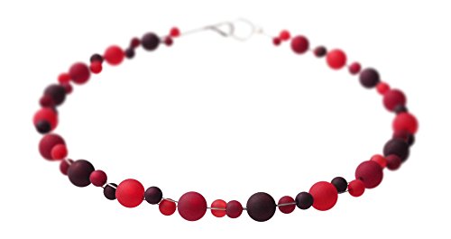 schmuckmanufaktur koenigsblau Polariskette rot | handgefertigt | mit Größenauswahl & Armbandoption | Polaris Kette Rottöne Polarisschmuck Collier (60) von schmuckmanufaktur koenigsblau