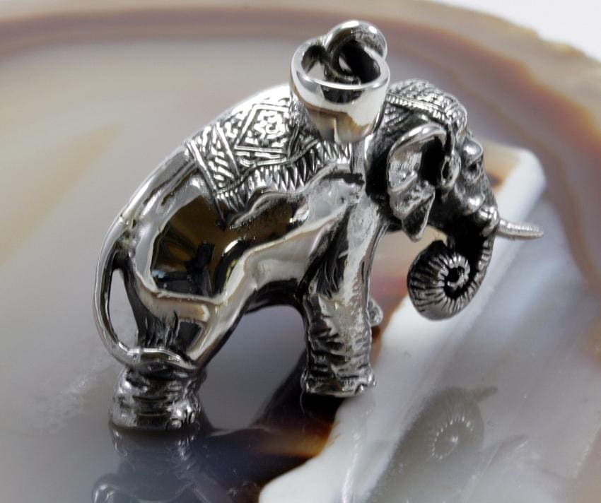 Elefant, Anhänger, 925 Sterling Silber von schmuckplantage