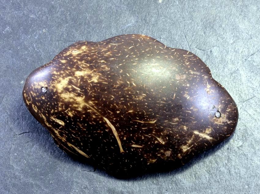 Haarspange Aus Einer Kokosnuss von schmuckplantage