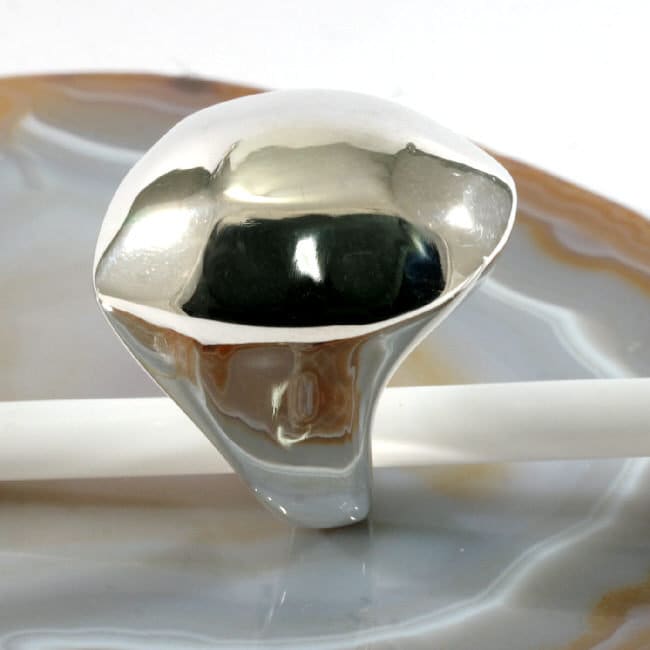 Ring, 925 Sterling Silber, Elektroform von schmuckplantage