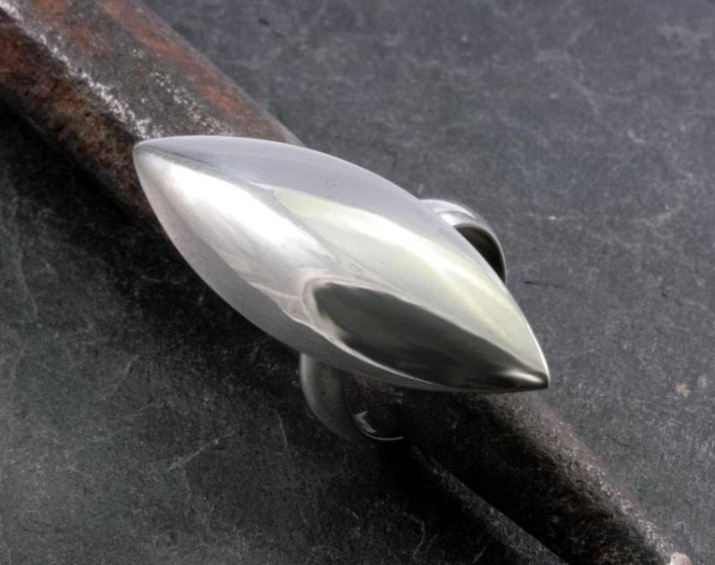 Ring, Lang Und Spitz, 925 Sterling Silber von schmuckplantage