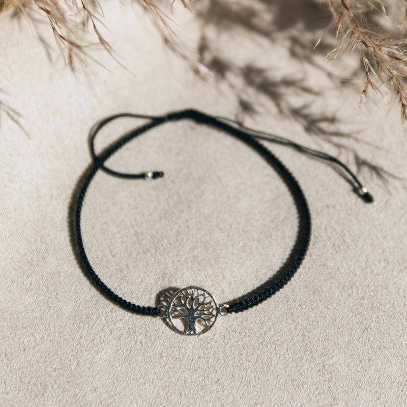 Makramee Armband Mit Lebensbaum Anhänger Aus 925 Silber Filigran & Verstellbar Geschenkverpackung Tara Symbolschmuck Makramee Armband Mit Lebensbaum Anhänger Aus 925 Silber Filigran & Verstellbar Geschenkverpackung Tara Symbolschmuck von schmuckrauschVINTAGE