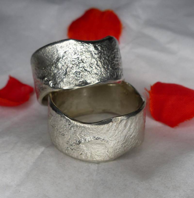 Trauringe Eheringe Partnerringe in Silber - 1414 von schmuckspektakel