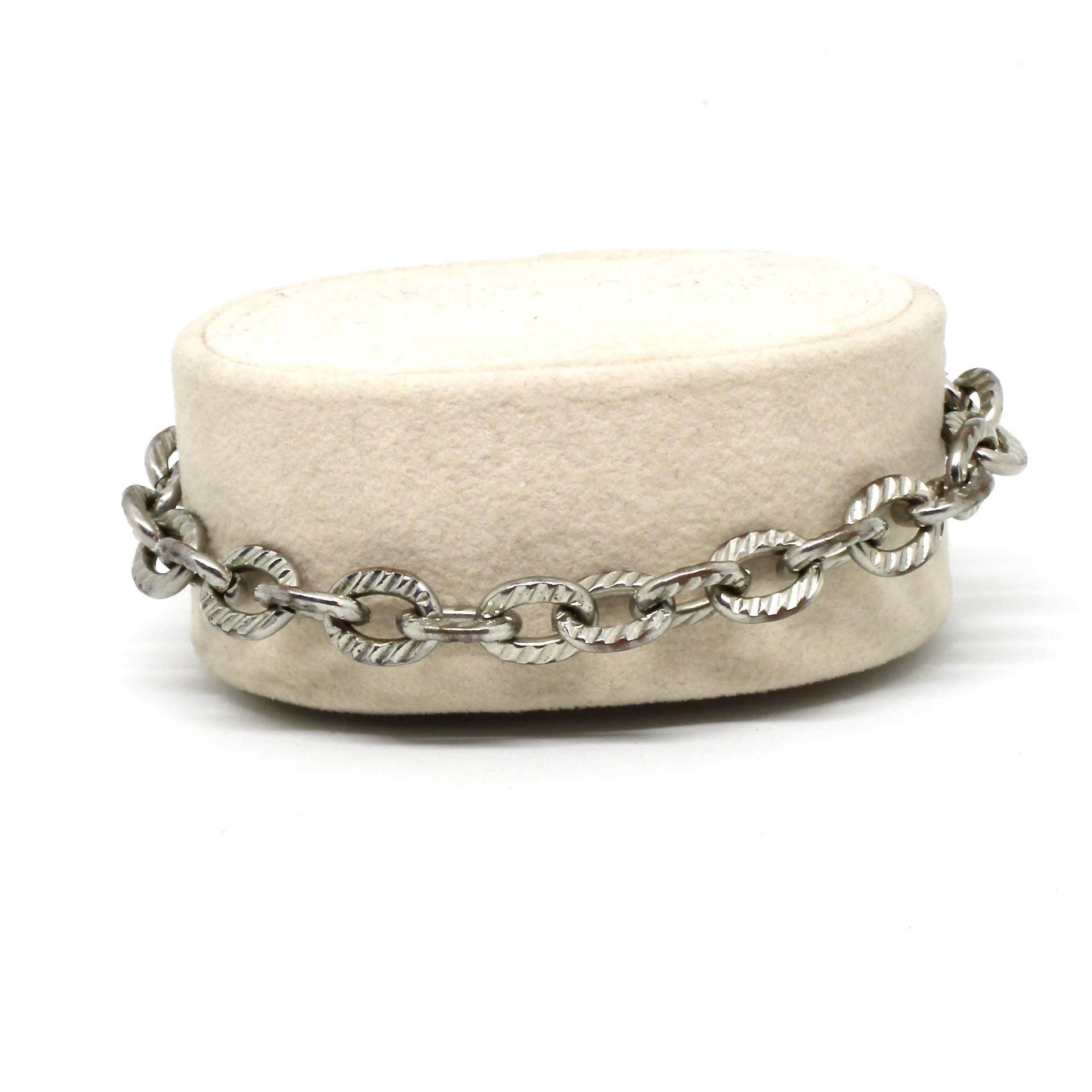 S.oliver Gliederarmband Armband Bettelarmband Grob Silberfarbe Massiv Modern Zeitlos Damenarmband von schmuckvintage2020