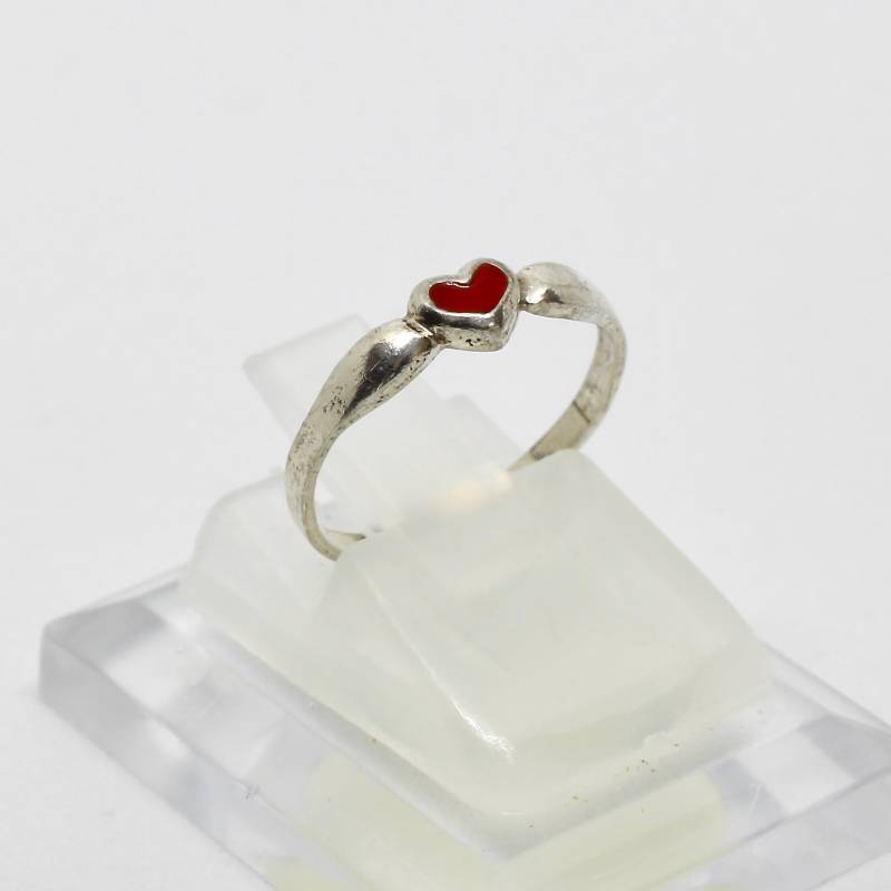 Vintage Ring 835 Silber Herz Rot Emaille F Frey & Co Kinderring Gr.47 Geschenk Für Mädchen Vintage Ring 835 Silber Herz Rot Emaille F Frey & Co Kinderring Gr.47 Geschenk Für Mädchen von schmuckvintage2020