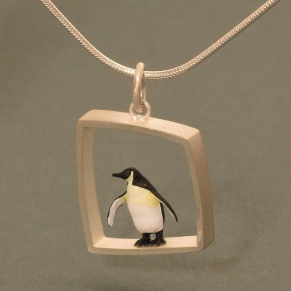 Anhänger Pinguin, Groß von schmuckwerkshop