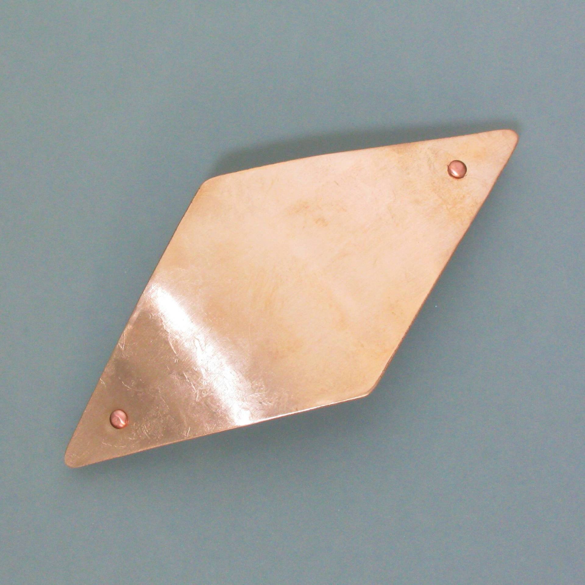 Aparte Haarspange Raute Kupfer Aparte Haarspange Raute Kupfer von schmuckwerkshop