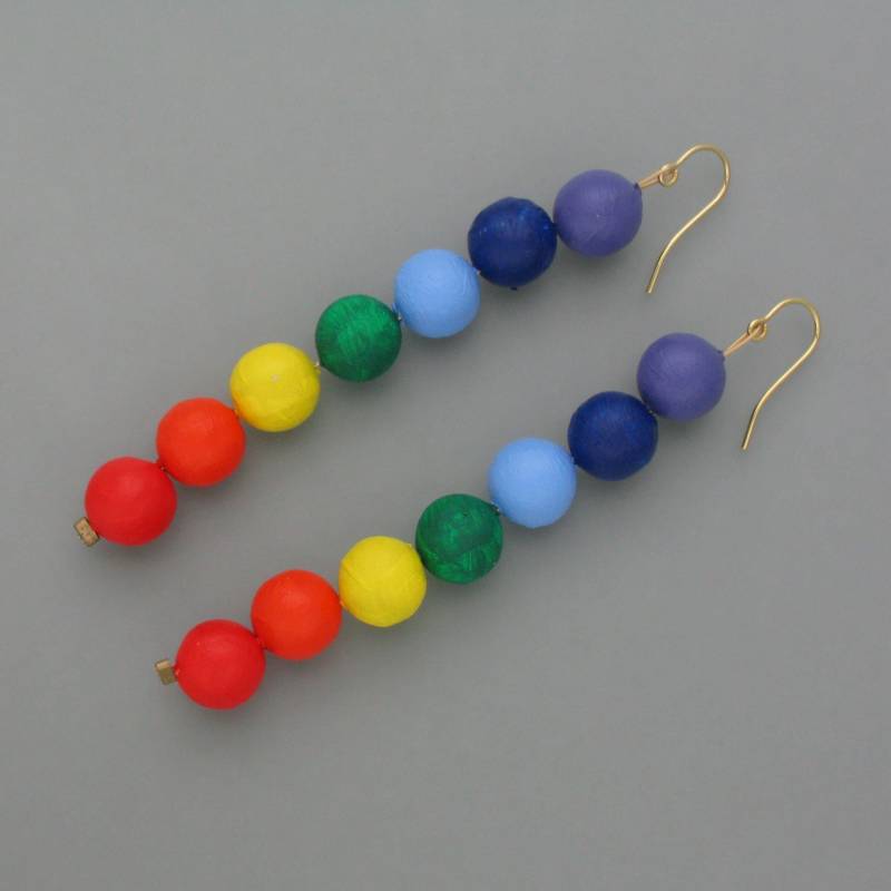 Earrings Color Rush, Balls von schmuckwerkshop