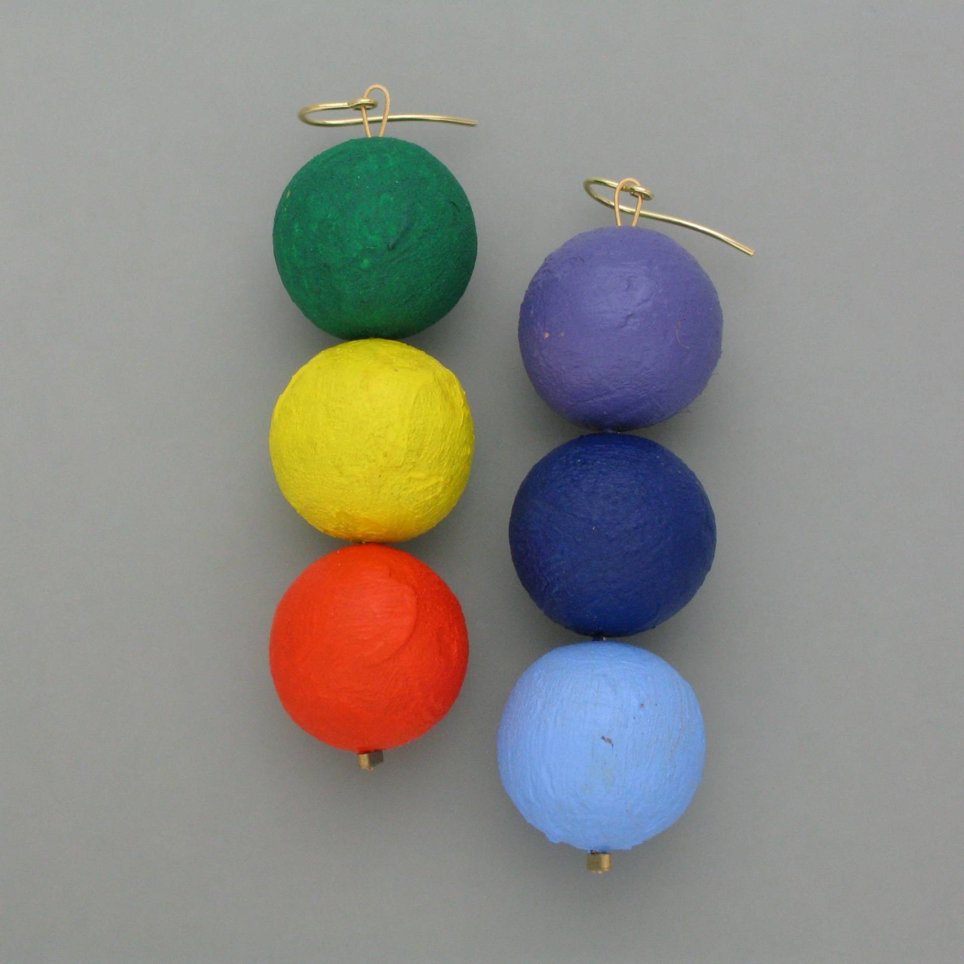 Earrings Color Rush, Large Balls von schmuckwerkshop