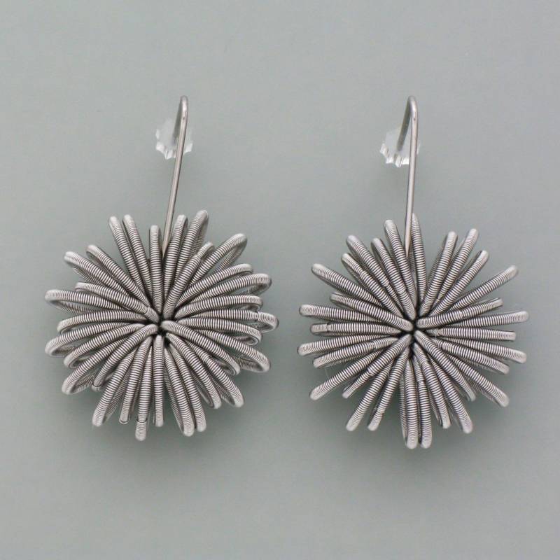 Earrings Organic Steel von schmuckwerkshop