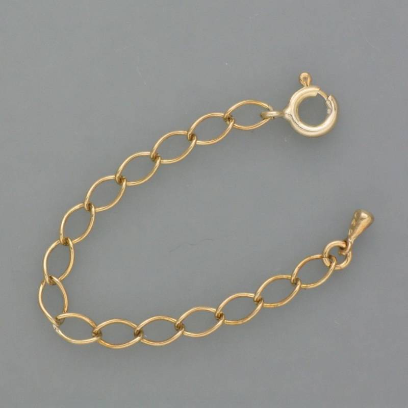 Extension Chain Gold-Plated Silver von schmuckwerkshop