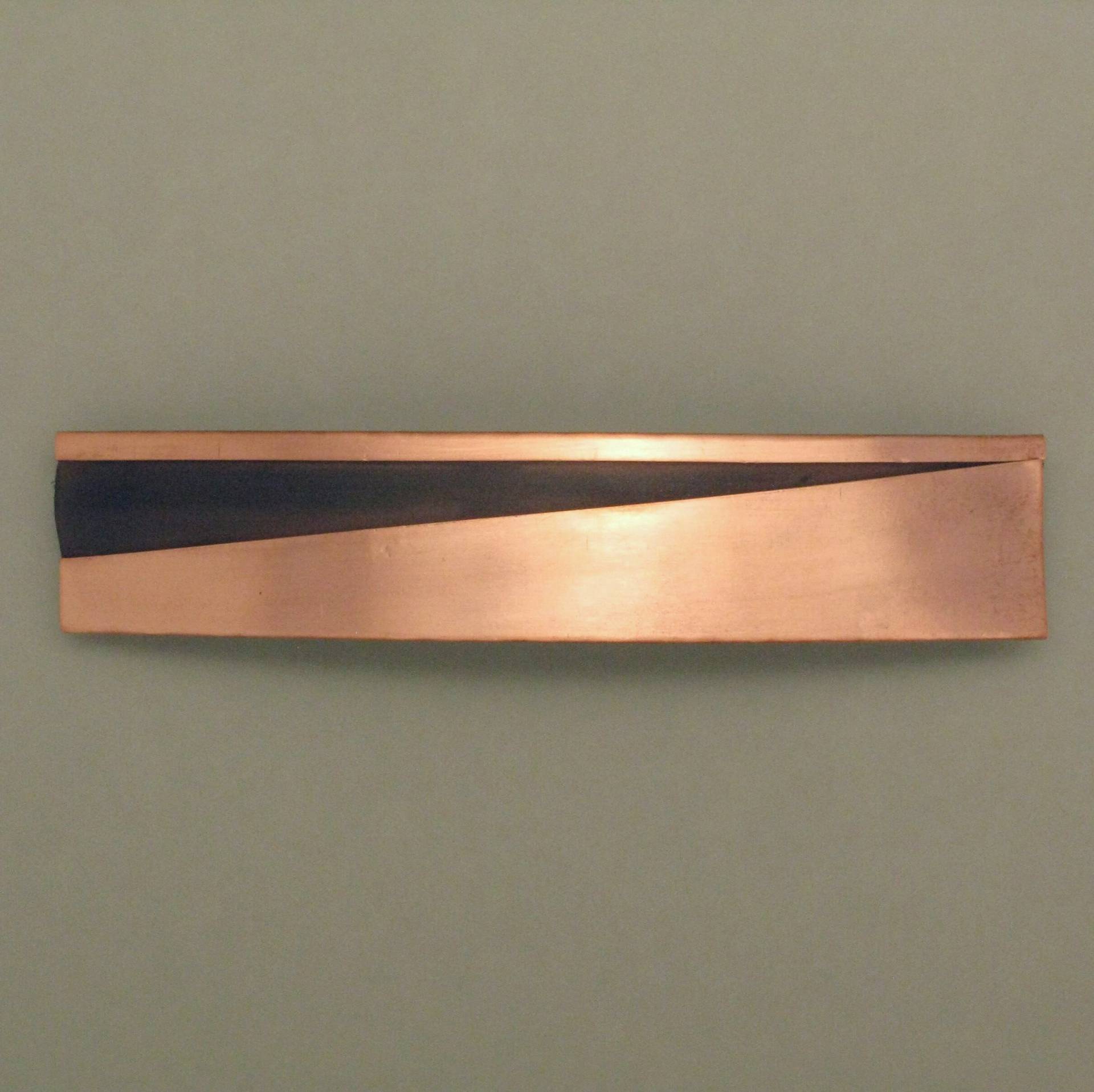 Haarspange Diagonale, Kupfer Haarspange Diagonale, Kupfer von schmuckwerkshop