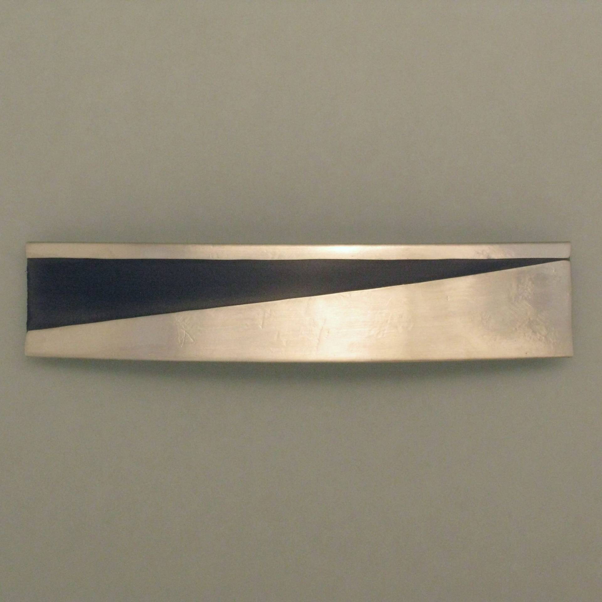 Haarspange Diagonale, Neusilber Haarspange Diagonale, Neusilber von schmuckwerkshop