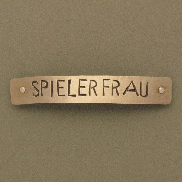 Haarspange "Spielerfrau" von schmuckwerkshop