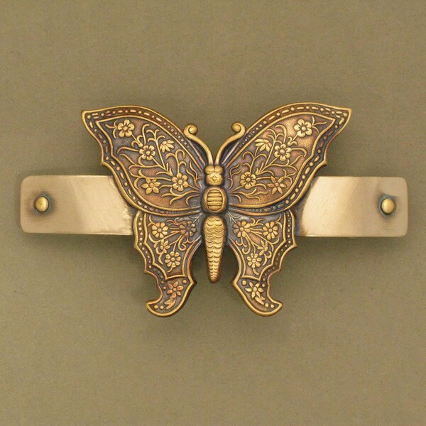 Haarspange Vintage Schmetterling von schmuckwerkshop