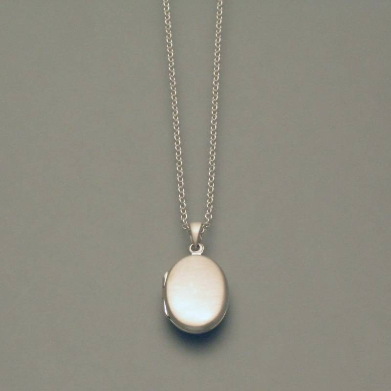 Kleines Silber-Medaillon von schmuckwerkshop