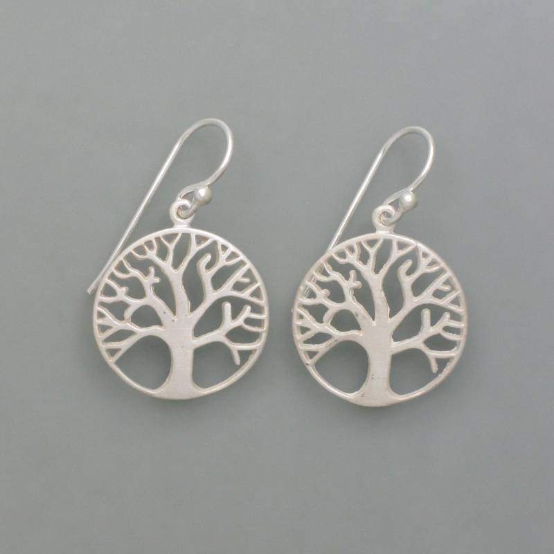 Ohrhänger Lebensbaum Aus 925Er Silber von schmuckwerkshop
