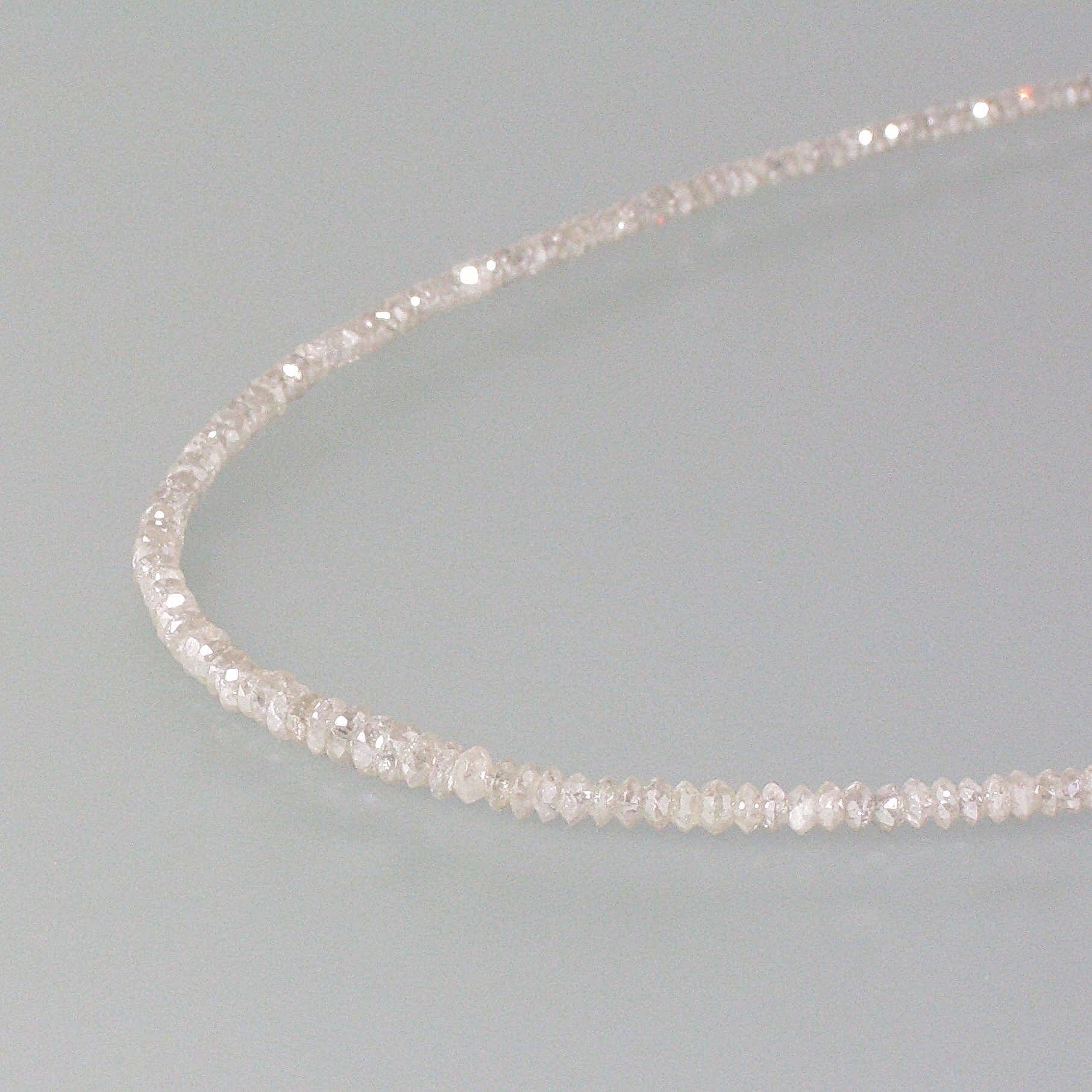 Weiße Diamantkette, Zart von schmuckwerkshop