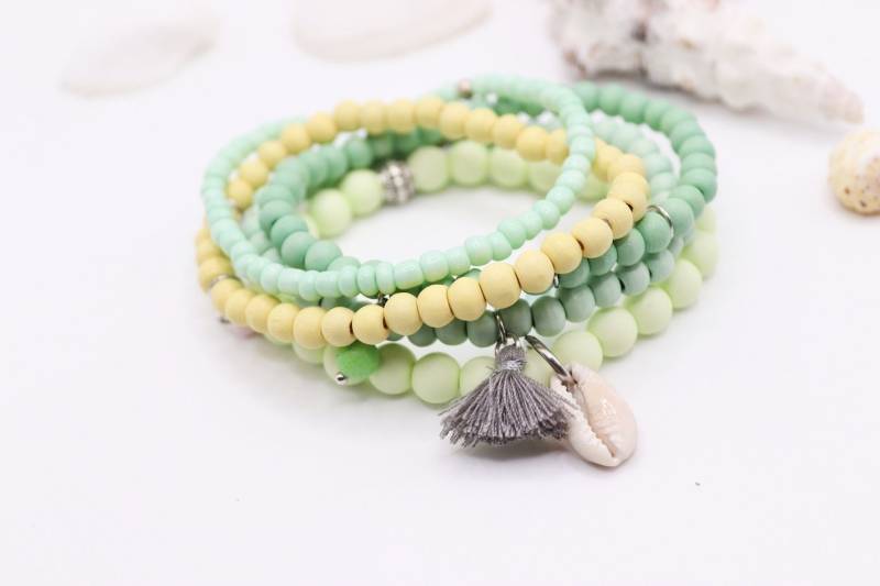 Armband - Set "Green Dream" von schmuecklichShop