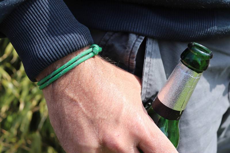 Segelseil - /Surferarmband | 5 Mm in Grüntönen von schmuecklichShop