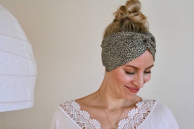 Turban Stirnband Leo Love von schneckina