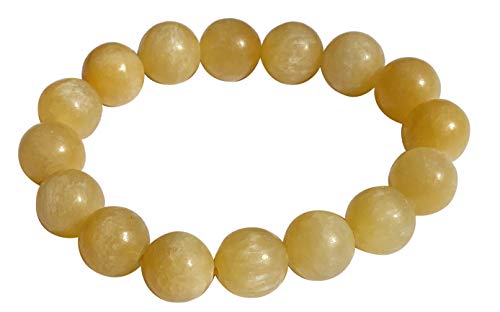 schoener-mineralienschmuck / Edelsteinschmuck Mutter: Orangen-Calcit (Groß) Orangen-Calcit Armband Kugeln Größe ca. 10 mm Armband Größe ca. 19 cm Modellnummer 3211 von schoener-mineralienschmuck / Edelsteinschmuck