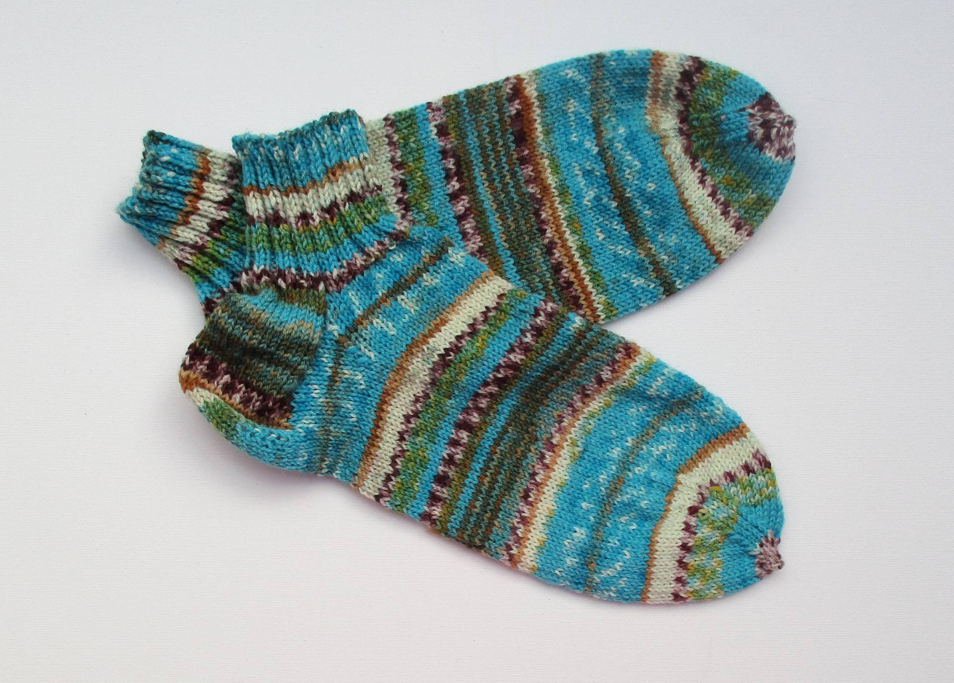 Sneakersocken Handgestrickt, Damensocken von schoenesachenmachen3