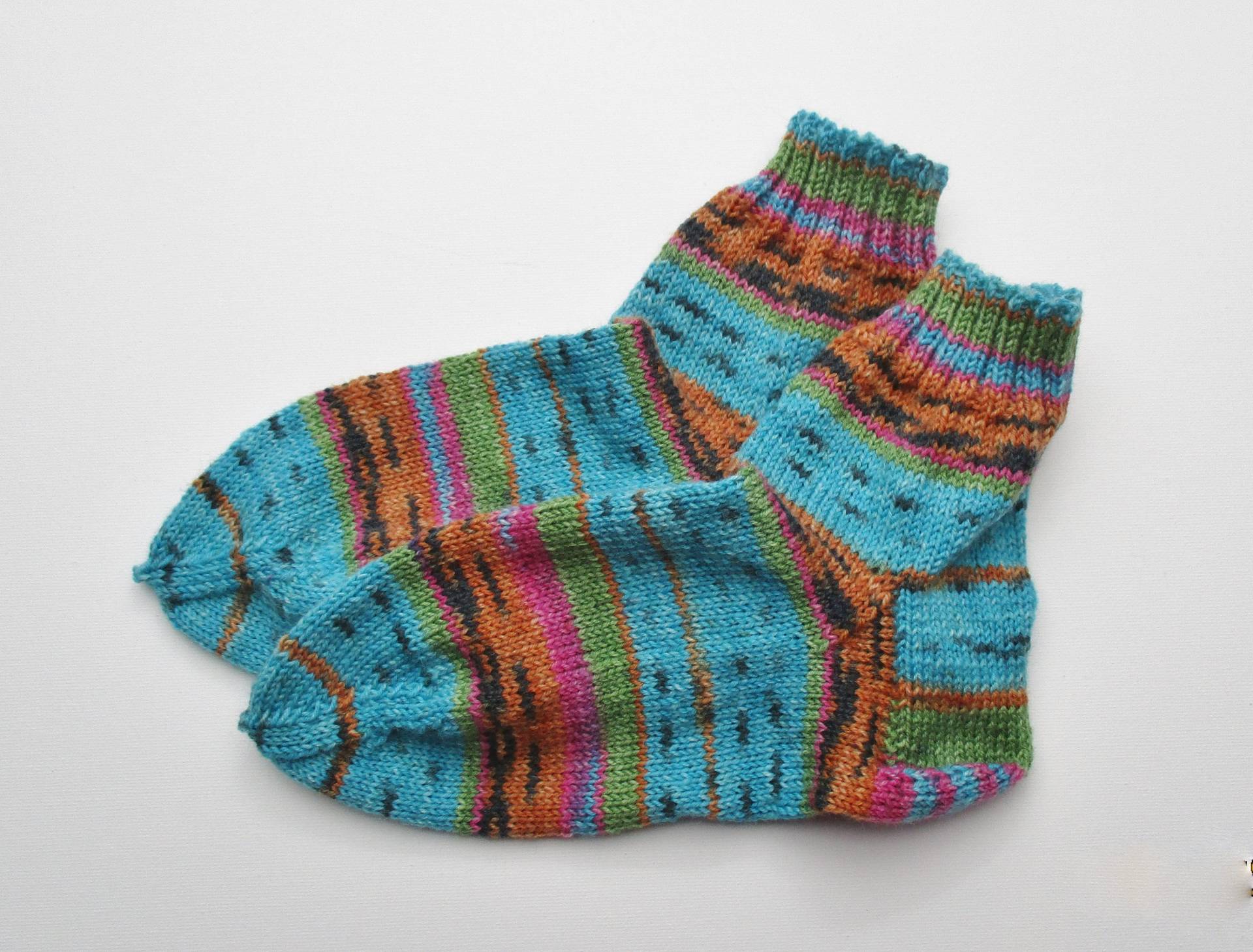 Sneakersocken Handgestrickt, Damensocken von schoenesachenmachen3