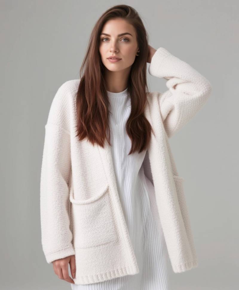 Bouclé Cardigan Mara - Verschiedene Farben Schuhzwang von schuhzwang